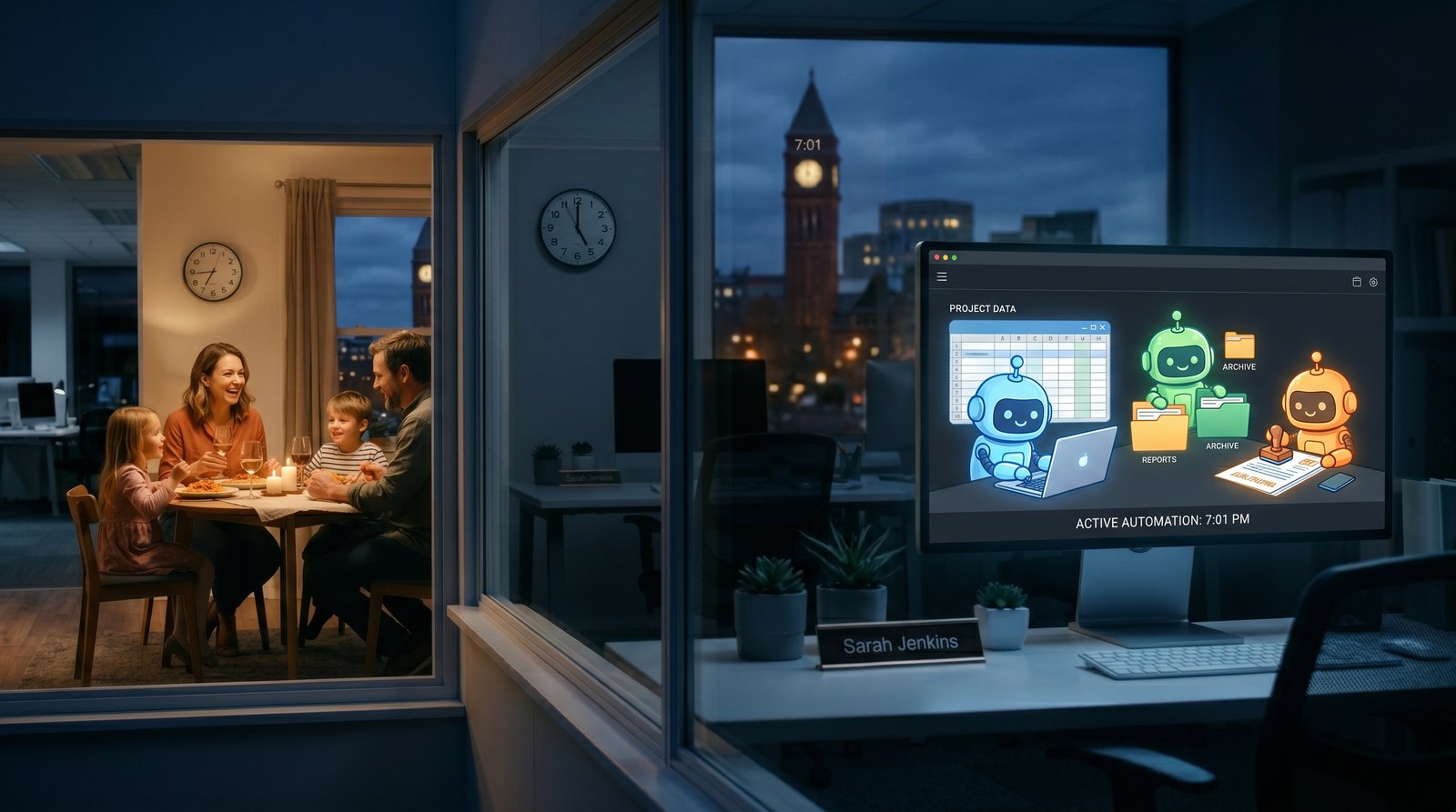 Autonomous robotic office automation